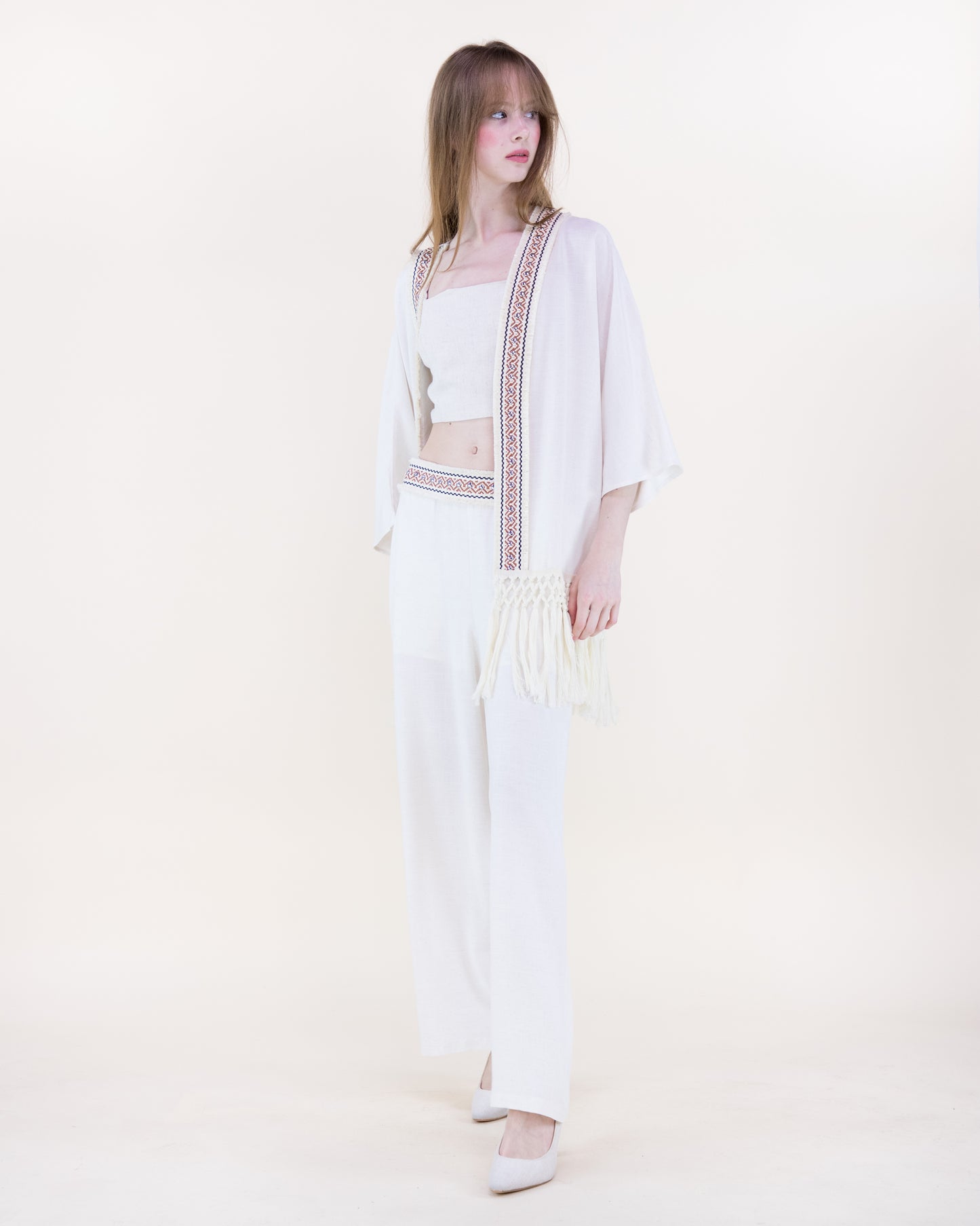 Diosa Linen Wide Leg Trousers