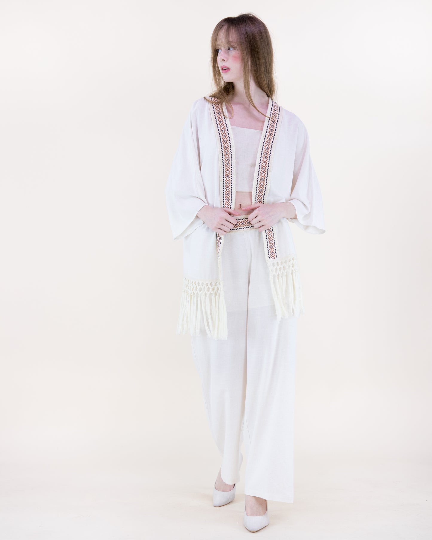 Diosa Linen Wide Leg Trousers