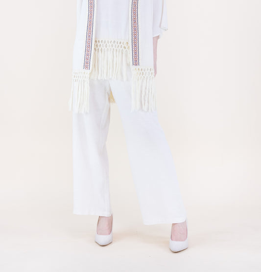 Diosa Linen Wide Leg Trousers
