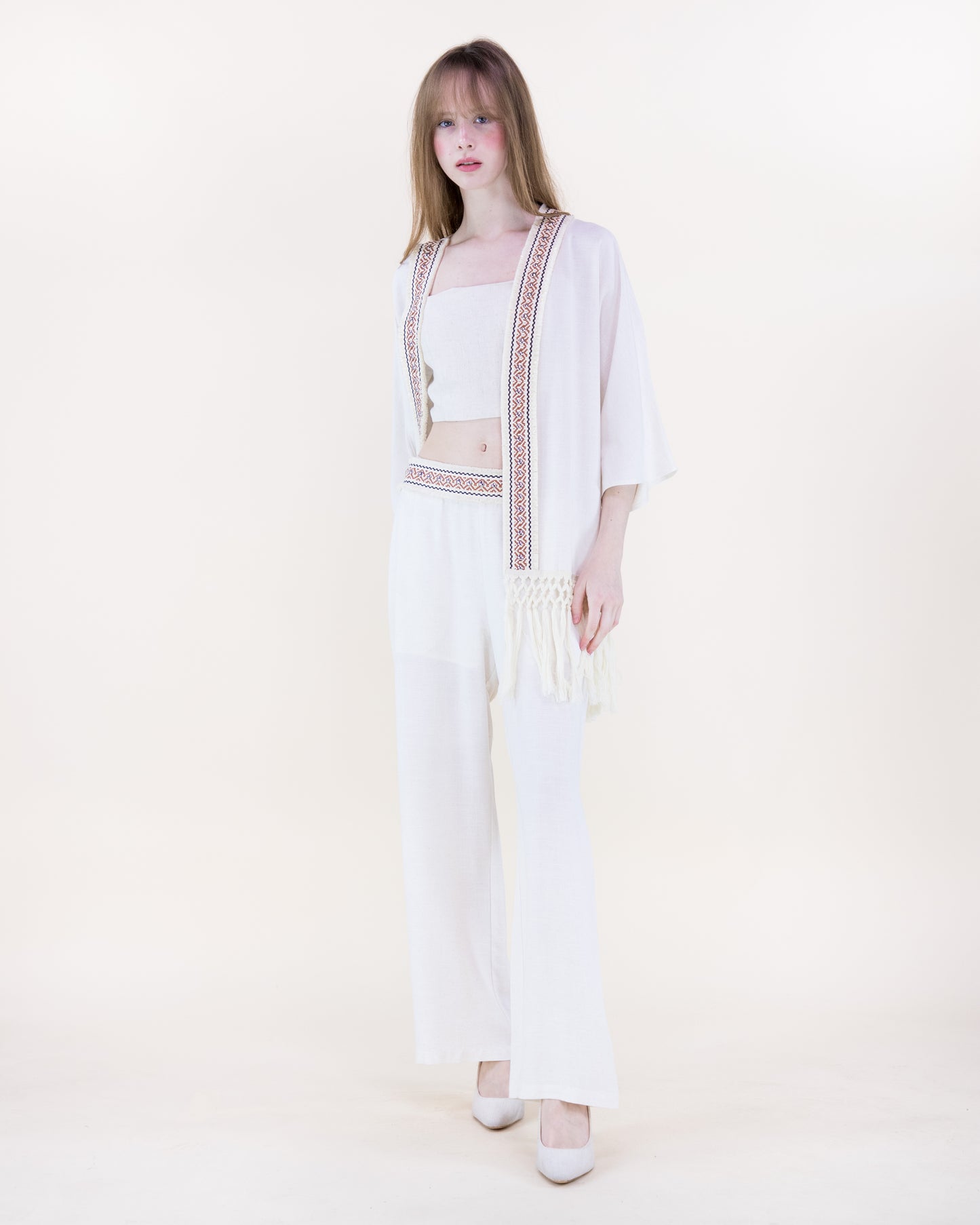 Diosa Linen Wide Leg Trousers