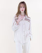 Bella Costa Woven Yoke Blouse