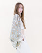 Floral Loom Crochet Lace Bat Wing Cardigan