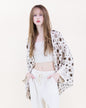 Floral Loom Crochet Lace Bat Wing Cardigan