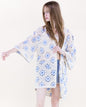 Petunia Half Sleeve Short Crochet Kimono Cardigan
