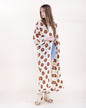 Petunia Half Sleeve Maxi Crochet Kimono Cardigan
