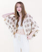 Airy Diamond Open Stitch Crochet Cardigan