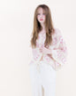Diamond Crochet Button Front Cropped Cardigan