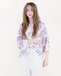 Diamond Crochet Button Front Cropped Cardigan
