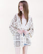 Medallion and Squares Crochet Summer Cardigan