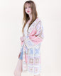 Knee-Length Medallion and Squares Crochet Summer Cardigan