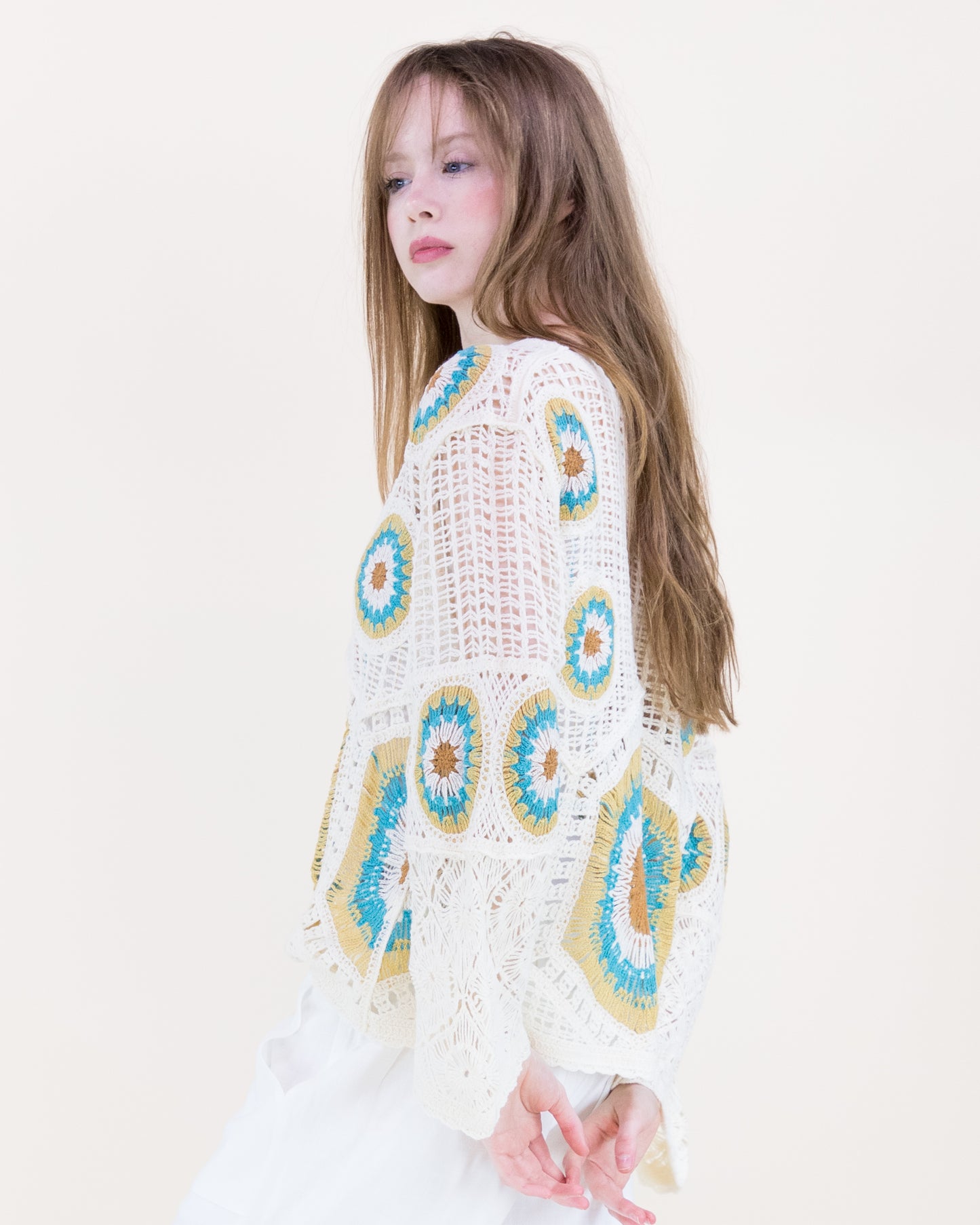 Solstice Glow Open Stitch Summer Sweater