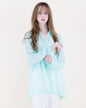 Vine Embroidered Mineral Wash Shirt