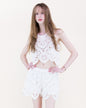 Beach Ambrosia Scallop Crochet Tank & Shorts Set