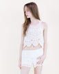 Soleil Medallion Scallop Top & Shorts Set