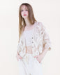 Daffodil Garden Crochet Sequin Bat Wing Cardigan
