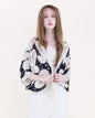 Cotton Boho Paisley Crochet Batwing Cardigan