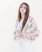 Cotton Boho Paisley Crochet Batwing Cardigan