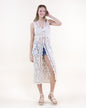 Cotton Bohemian Doily Crochet Button Front Long Vest