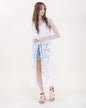 Cotton Bohemian Doily Crochet Button Front Long Vest