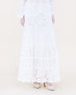 La Fleur Embroidered Lace Boho Maxi Skirt