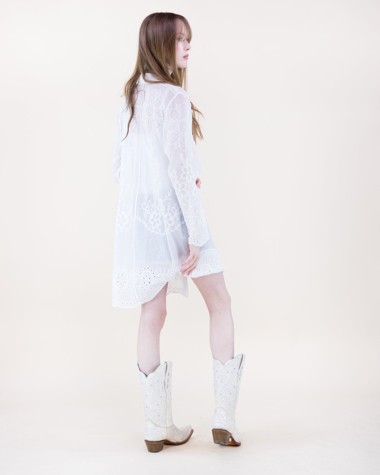 Meadow Muse Long Sleeve Shirt Dress
