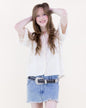 Medallion Bead Embroidered Short Sleeve Shirt