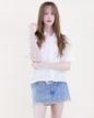 Medallion Bead Embroidered Short Sleeve Shirt