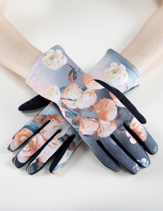 Elegant Floral Gloves (TS)