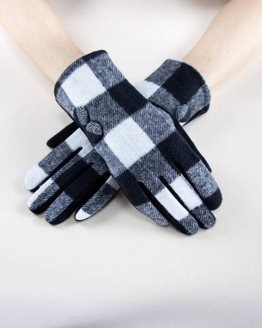 2 Button BOXY Flannel Gloves (TS)