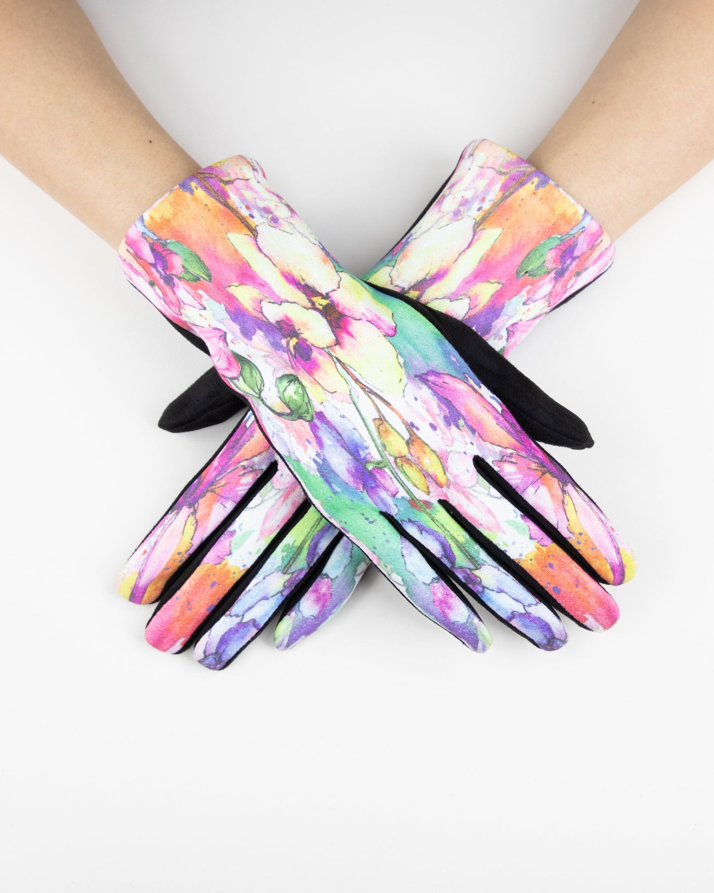 Watercolor Flowers Gloves (TS)