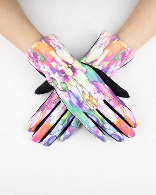 Watercolor Flowers Gloves (TS)