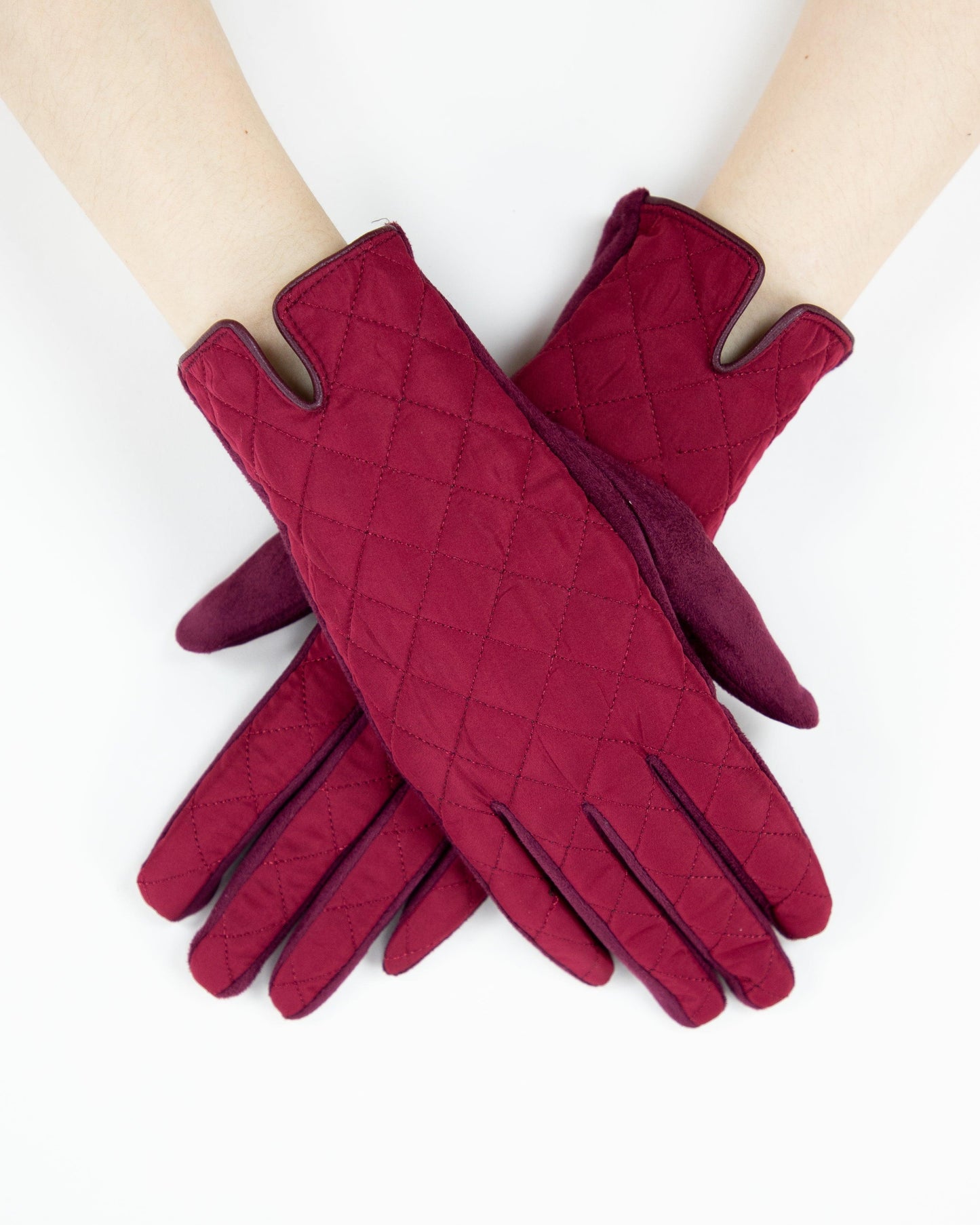 Quilted Solid Touchscreen Gloves