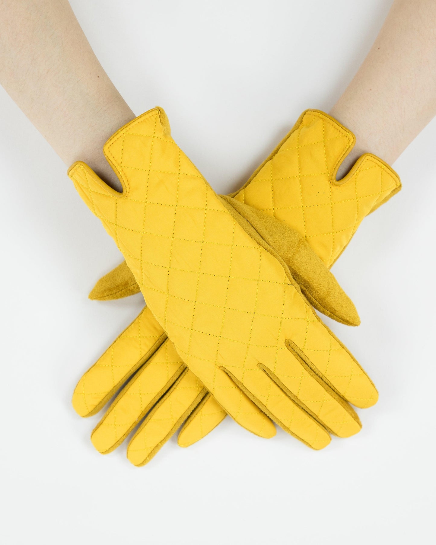 Quilted Solid Touchscreen Gloves