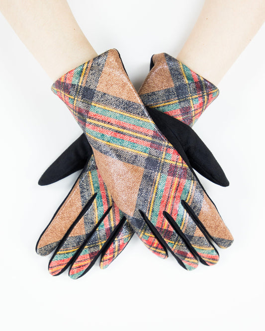 Multicolor Plaid Gloves (TS)
