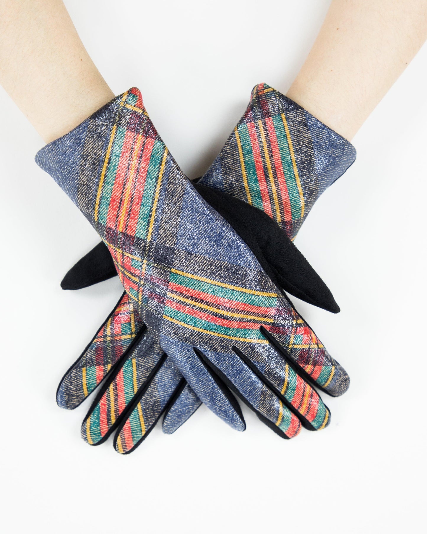 Multicolor Plaid Gloves (TS)