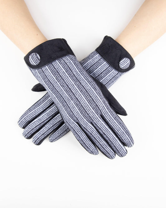 Textured Two Tone Gloves