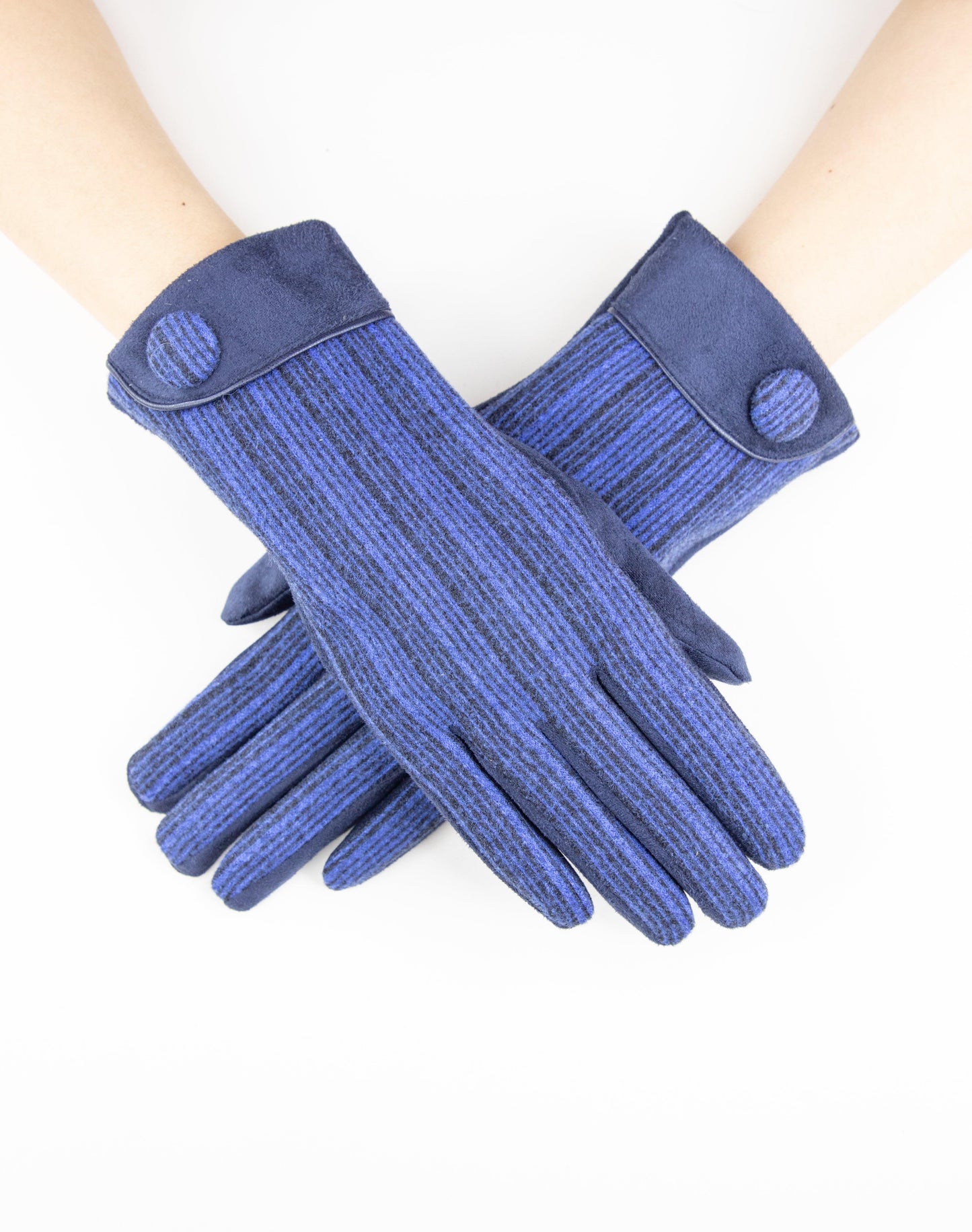 Textured Two Tone Gloves