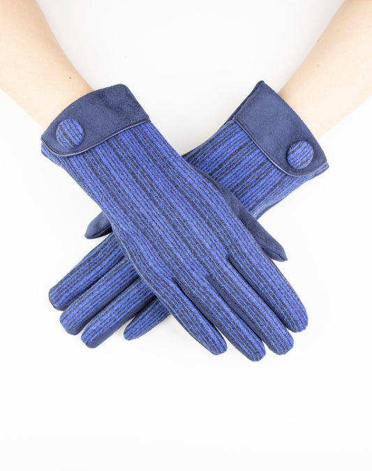 Textured Two Tone Gloves