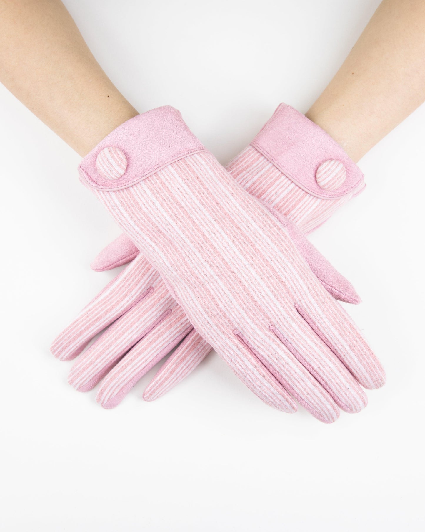 Textured Two Tone Gloves