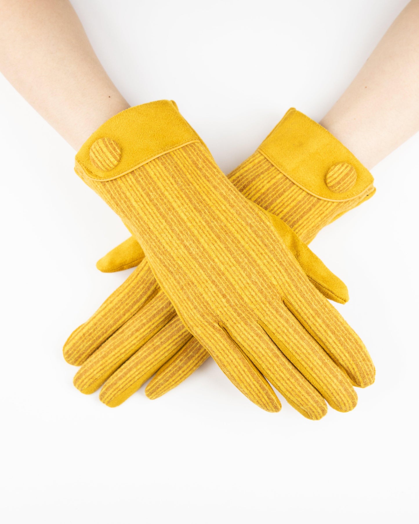 Textured Two Tone Gloves