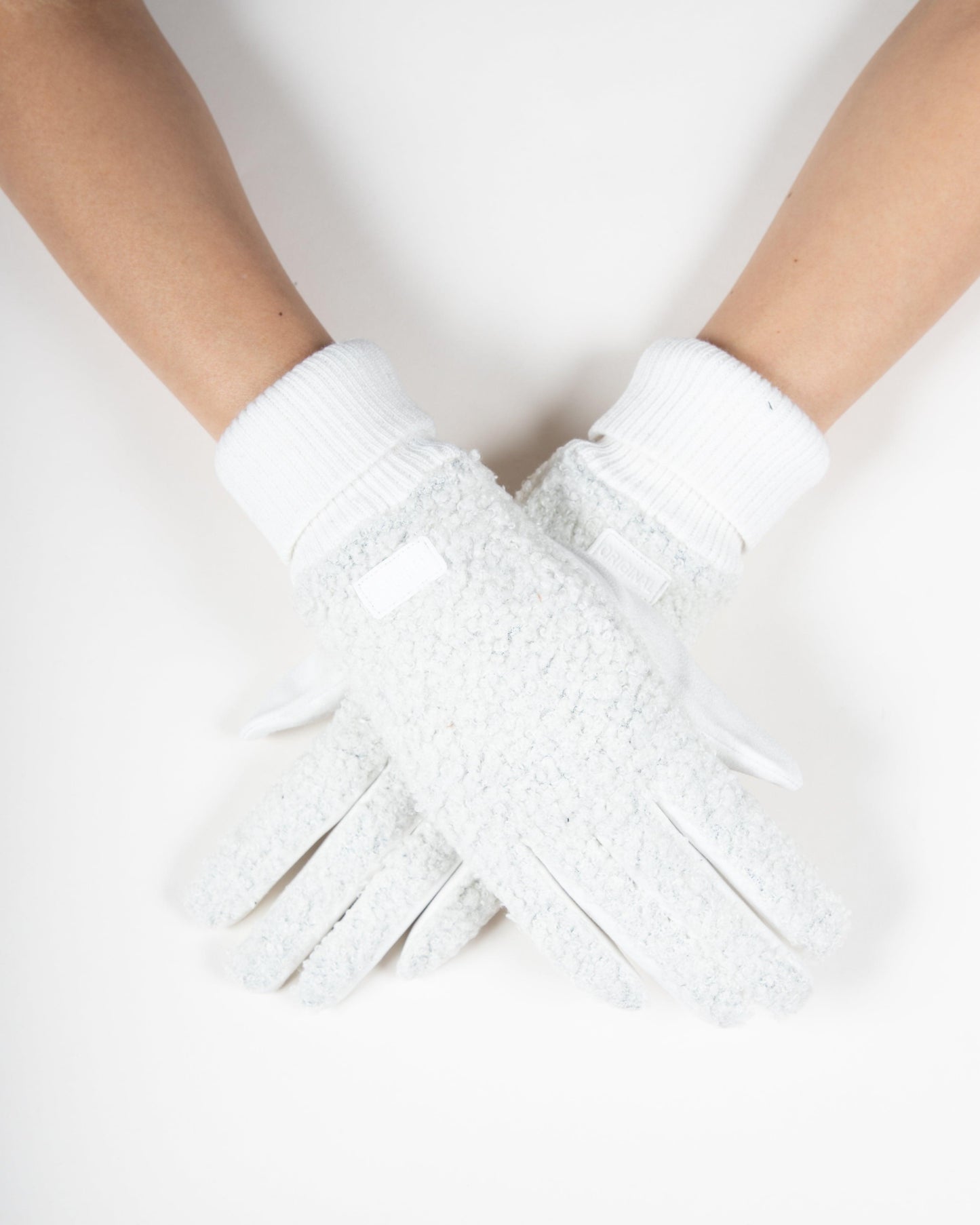 Fuzzy Faux Lamb Wool Gloves