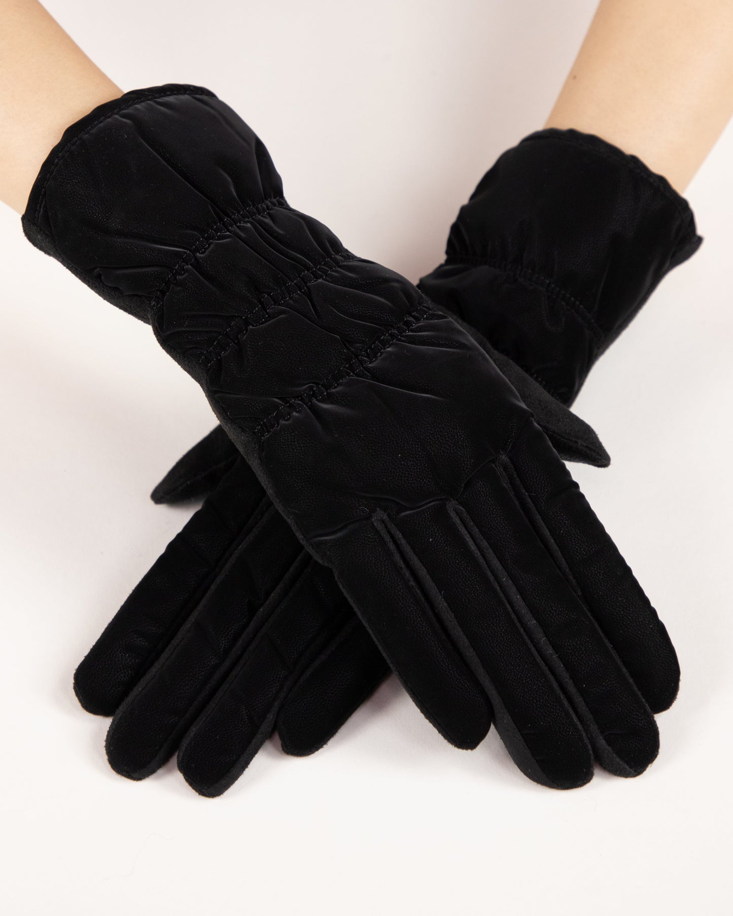 Matte Puffer Touchscreen Gloves