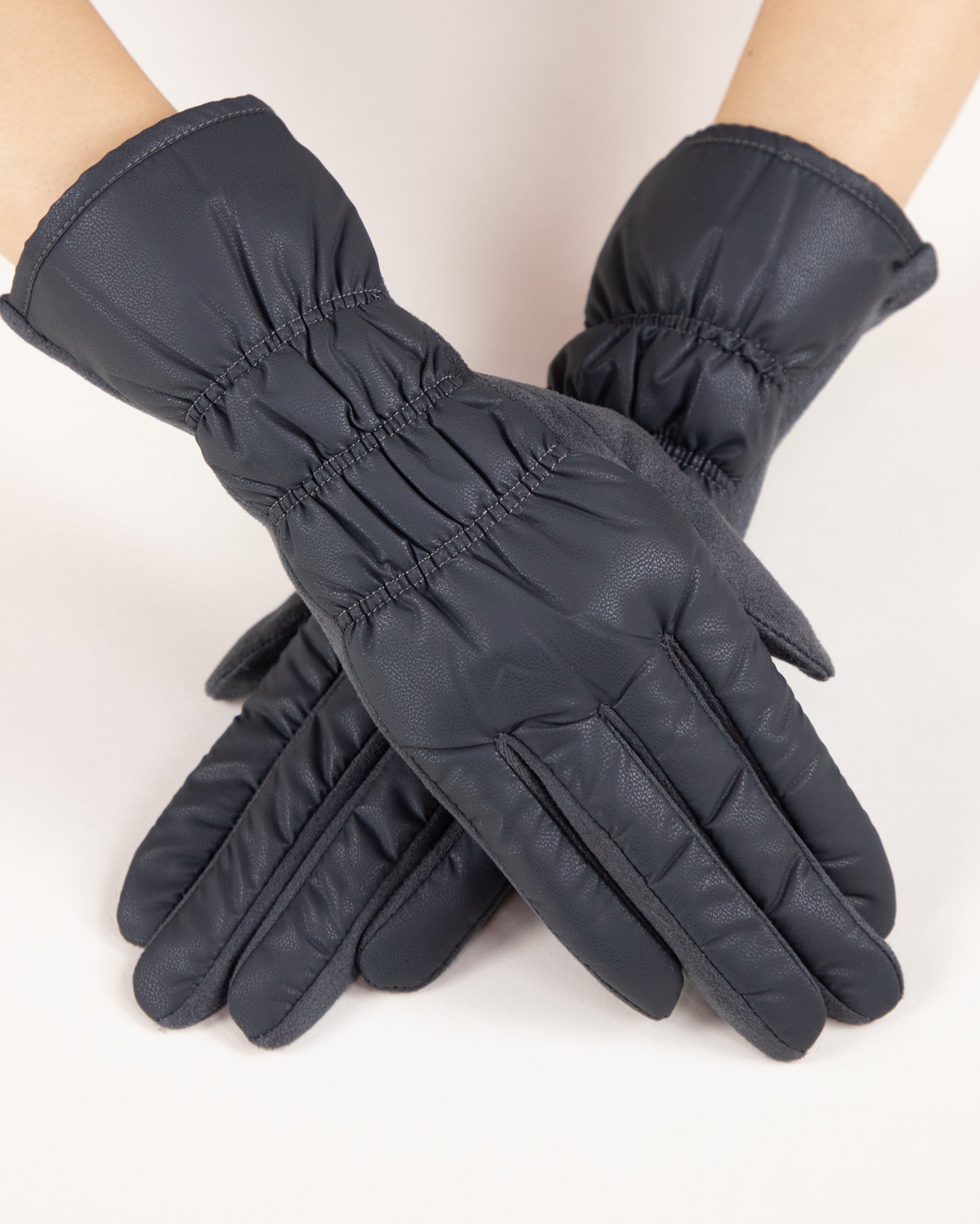 Matte Puffer Touchscreen Gloves