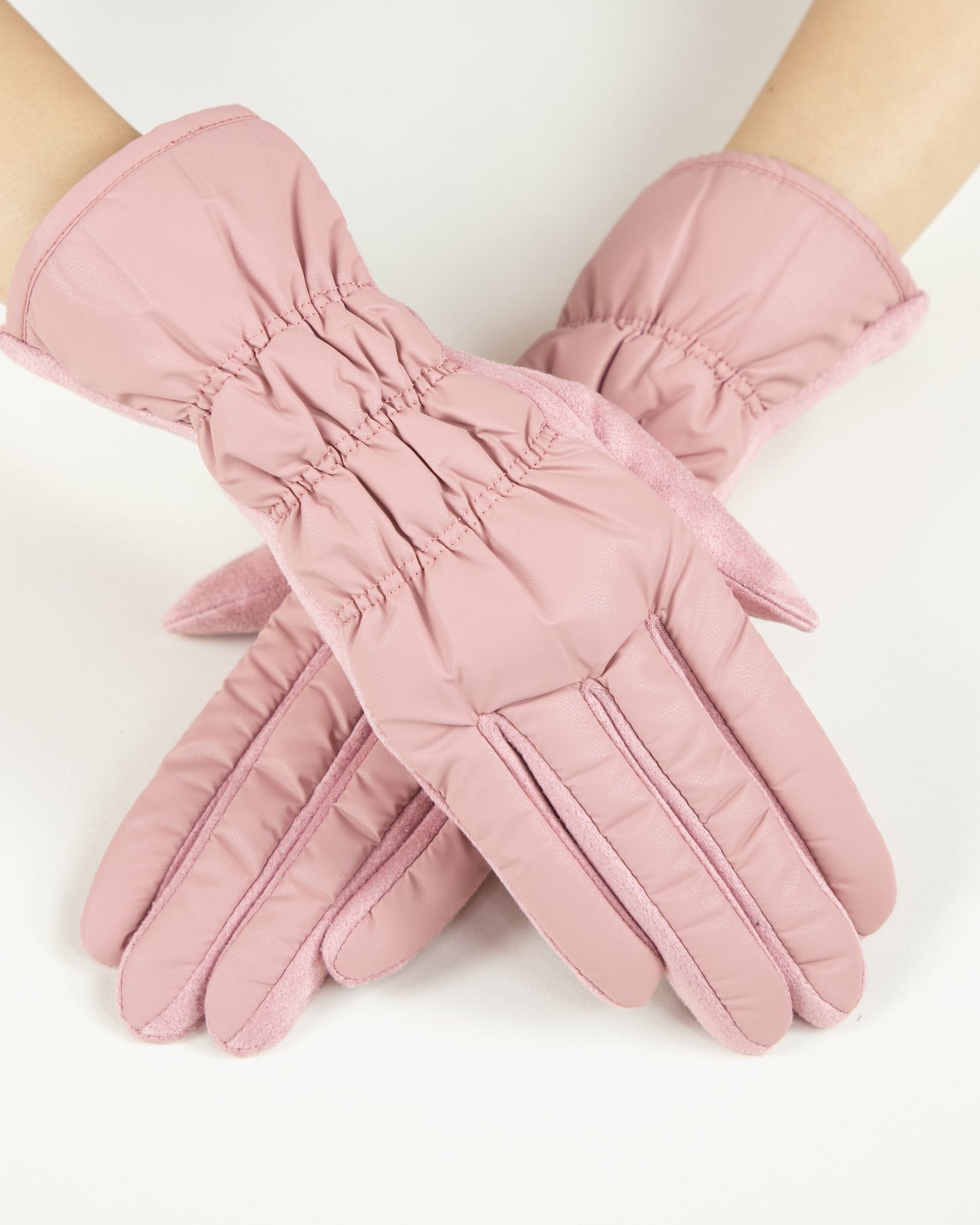 Matte Puffer Touchscreen Gloves