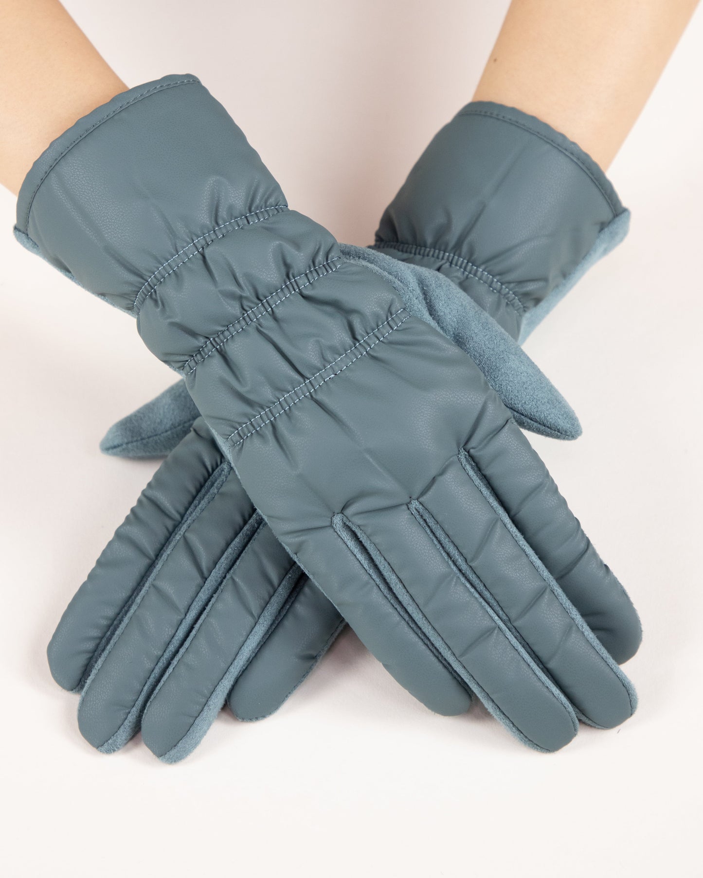 Matte Puffer Touchscreen Gloves