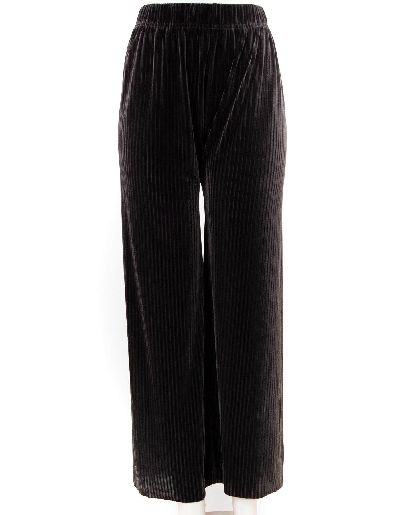 Stretchy Ribbed Wide Legged Pants