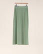 Neutral Waffle Stitch Knit Long Bodycon Pencil Skirt