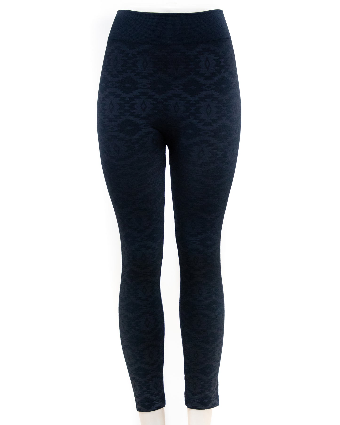 Aztec Print Fleece Legging - (OS)
