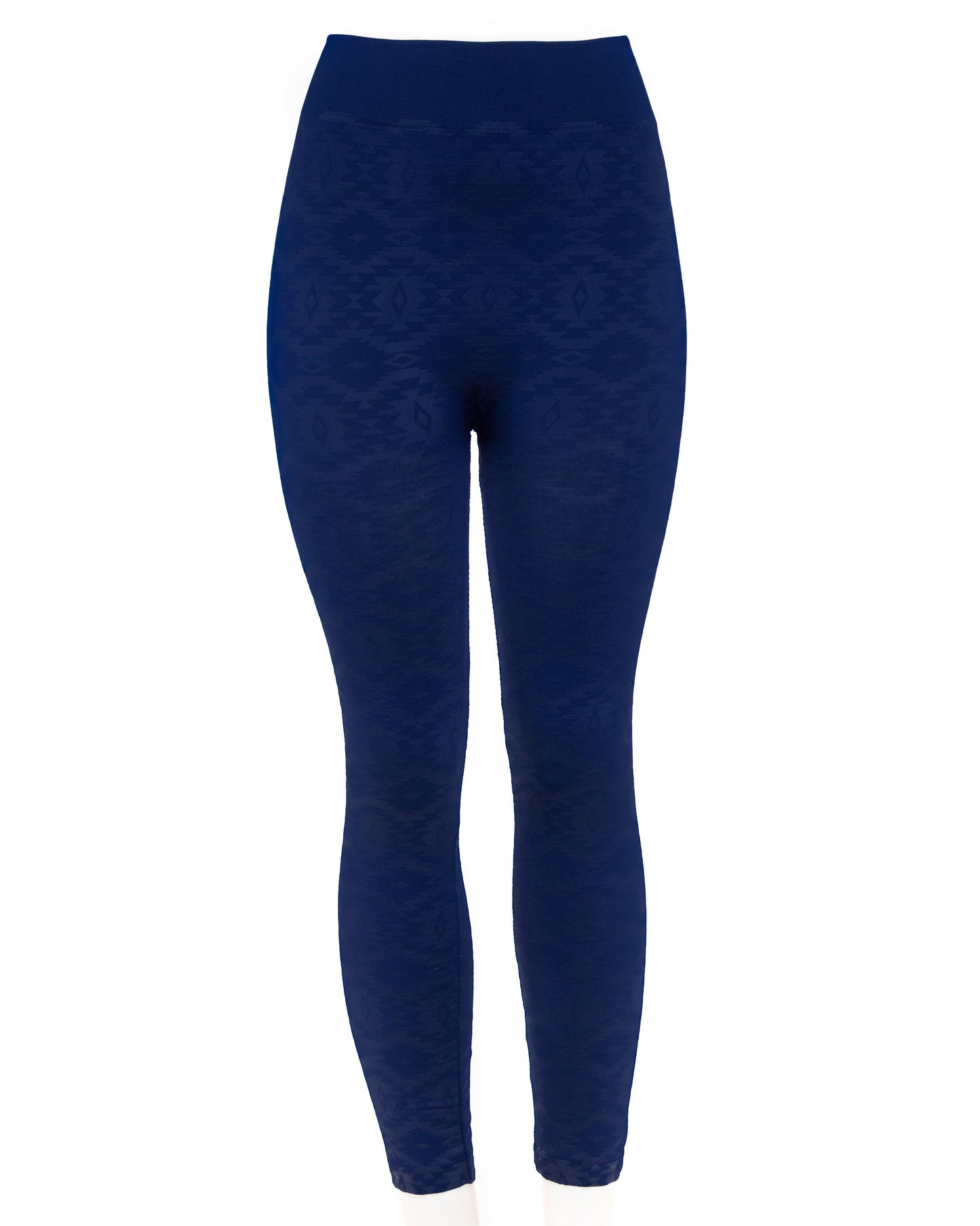 Aztec Print Fleece Legging - (OS)