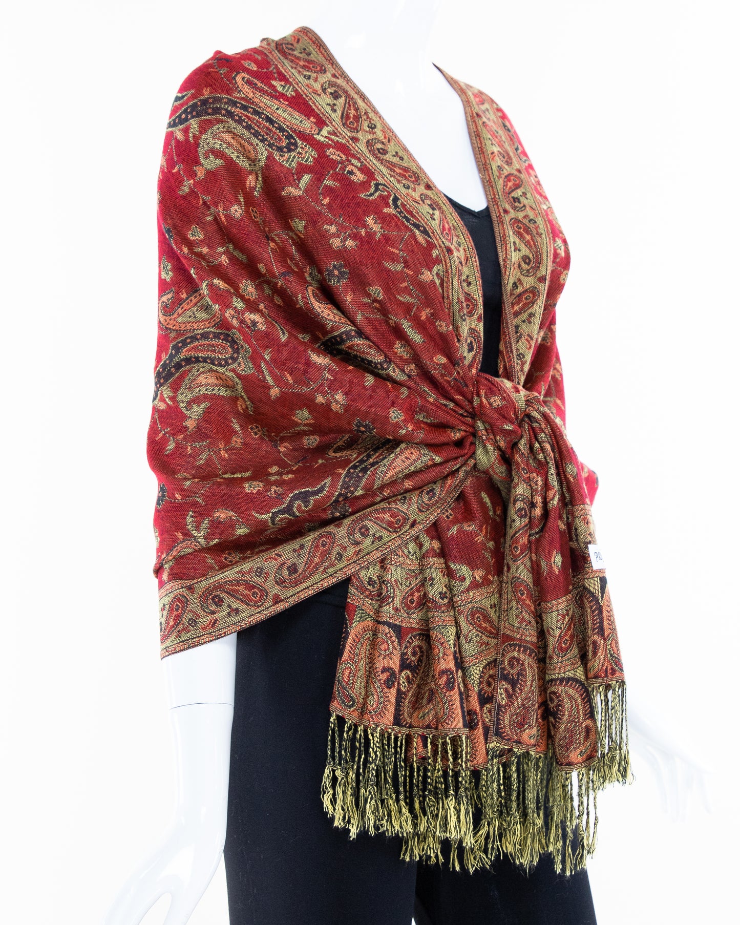 Floral Paisley Pashmina Scarf